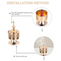 Kreativni tamjan plamenik Željezni držač tamjana kućni censer radne površine ukras