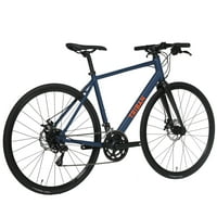 Decathlon Triban RC120, aluminijski cestovni bicikl s kočnicama diska, 700c, brzina, velika, plava