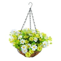 Viseće košare za umjetno cvijeće na otvorenom viseće košare za umjetno cvijeće na otvorenom