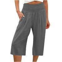 Zahtjev za ljetnu štednju, Axxd labave hlače široke noge visoki struk Ravne hlače Summer Woman hlače sive 12