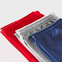Muške sportske hlače od flisa s otvorenim dnom, veličine od 2 inča
