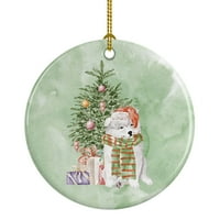 Caroline's Treasures CK8201CO Самоедские božićne darove i keramički ukras za božićno drvce, višebojno