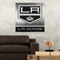Zidni poster s logotipom Los Angeles Kings, 22.375 34