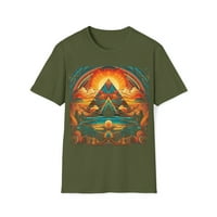 Majica piramida unise softstil boho egipatski stil