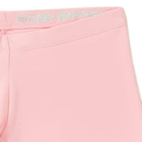 Wonder Nation Girls Solid & Tiskani biciklističke kratke hlače, 5-paket, veličine 4- & Plus
