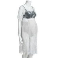 odjeća za trudnice rasprodaja Ženska odjeća za trudnice kratkih rukava čipkasta fotografija modna haljina odjeća