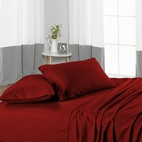 Kratka Aljaska King Size kreveta za krevet, broj niti, 16 duboki džep, sateen set lista, super udoban, set na
