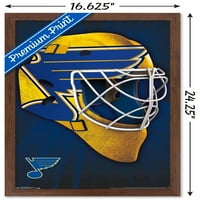 St. Louis Blues - plakat s logotipom na zidu, 14.725 22.375