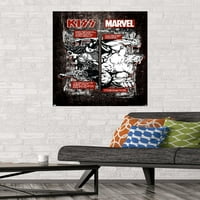 Zidni poster kiss and Marvel Hulk, 22.375 34