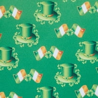 Patricka, aparatić za zastavu Irske, izdužena kravata u zelenoj boji