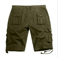 Plus veličine muške kratke hlače teretni muški casual čista boja na otvorenom džepnom plažom radne hlače kratke