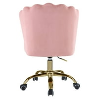 Uredska stolica od ružičastog kvarca i zlata
