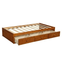 Aukfa dvostruka platforma kreveta s ravnom pločama za nogu i ladicama za urbani krevet, okvir za odlaganje kreveta
