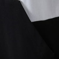 Muška proljetna i ljetna majica za slobodno vrijeme i putovanja u boji, široka majica s kapuljačom s kravatom,