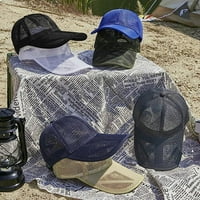 Velika veličina bejzbolska kapa za žene, Muška mrežasta kapa sa širokim obodom, podesiva putna kapa za plažu za