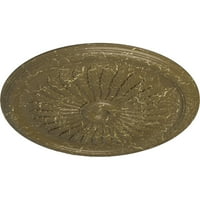 Stropni medaljon od kleke 36 Meng 1 2Meng, ručno oslikana misisipska prljavština meng
