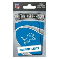 Remek -djela - Detroit lavovi za igranje kartice, pakiranje