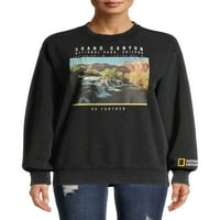 National Geographic Women's Juniors Grand Canyon Graphic Fleece Twichirt