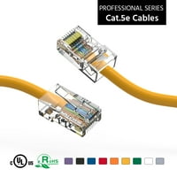 6ft Cat5e UTP Ethernet Network Non Boodited kabel žuta, pakiranje