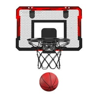 Košarkaški obruč košarkaške igračke s pumpnim košarkaškim sustavom za dječake na otvorenom crveno