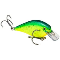 Strike King Kvd Square Bill 1. Crankbait Chartreuse plava crna mamaca s tvrdim mamcama